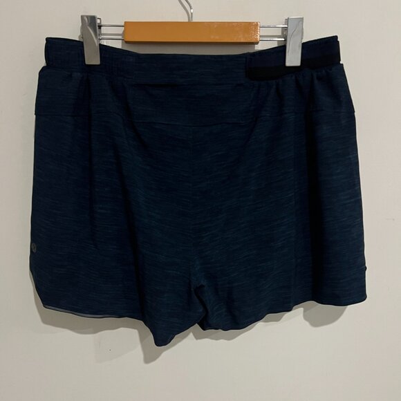 Lululemon Mens Dark Blue Shorts size XL - Picture 2 of 3